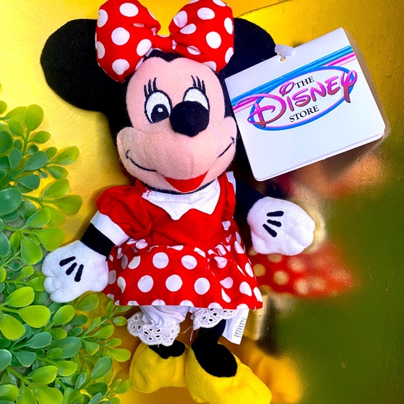 DISNEY EXCLUSIVE NWT VTG 90s CLASSIC MICKEY & MINNIE RETIRED BEAN BAG BAG PLUSH - Picture 7 of 11